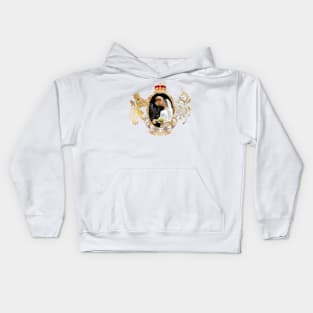 Royal Wedding Kiss, Harry + Meghan Kids Hoodie